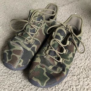 Adidas Tubular Shadow in green camp print